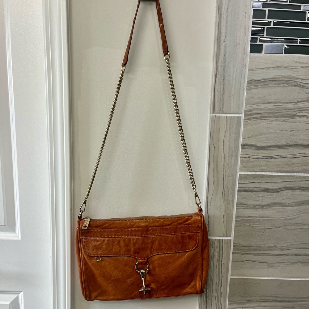 Rebecca Minkoff Large MAC Daddy Crossbody Bag in Sand
